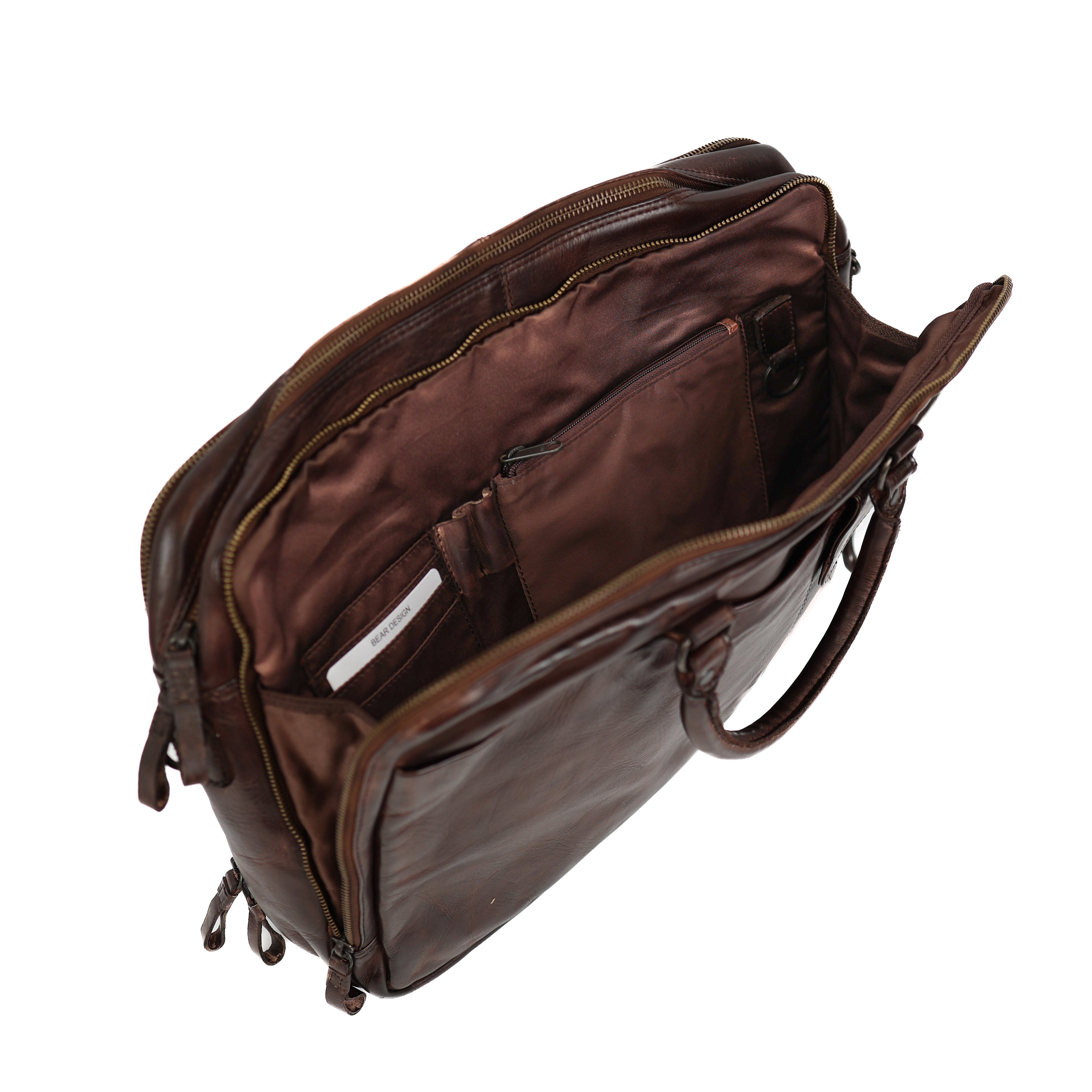 Laptoptas 'Silke' donkerbruin Brown