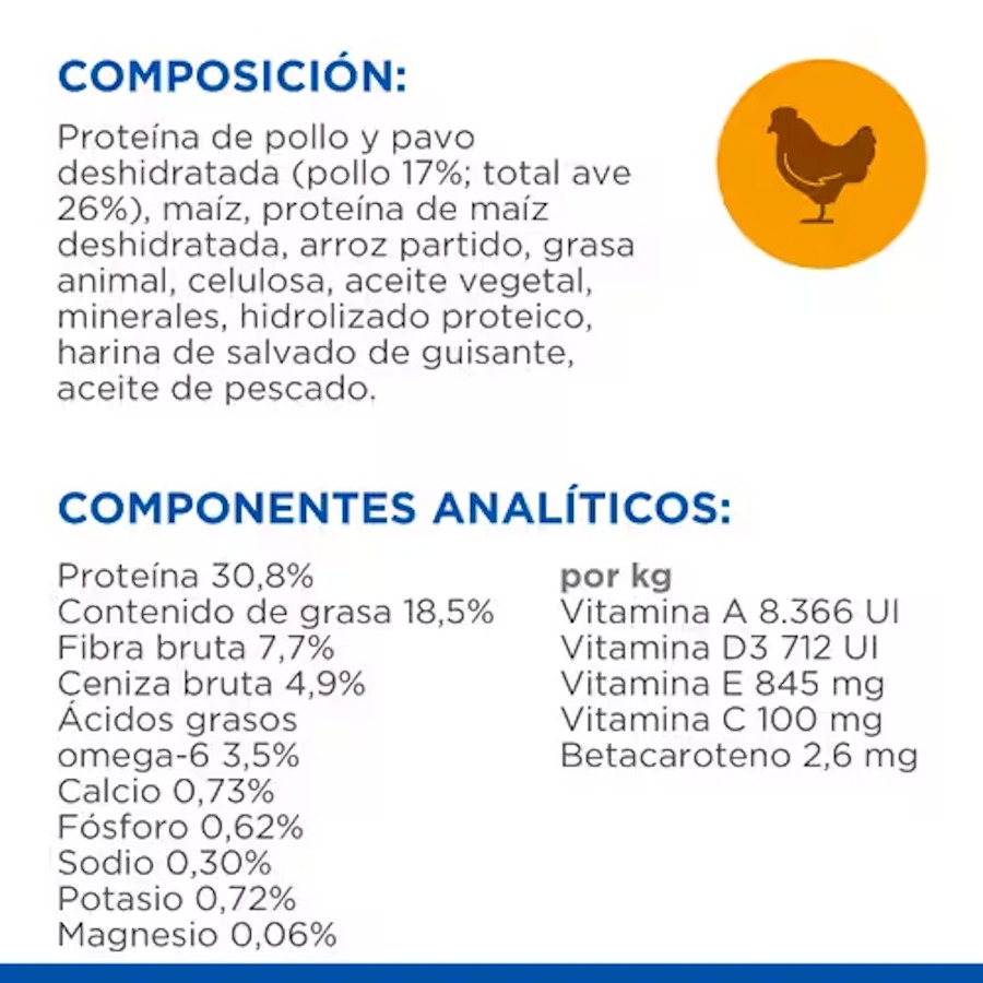 Hill's Science Plan Adult Hairball & Perfect Coat Pollo pienso para gatos