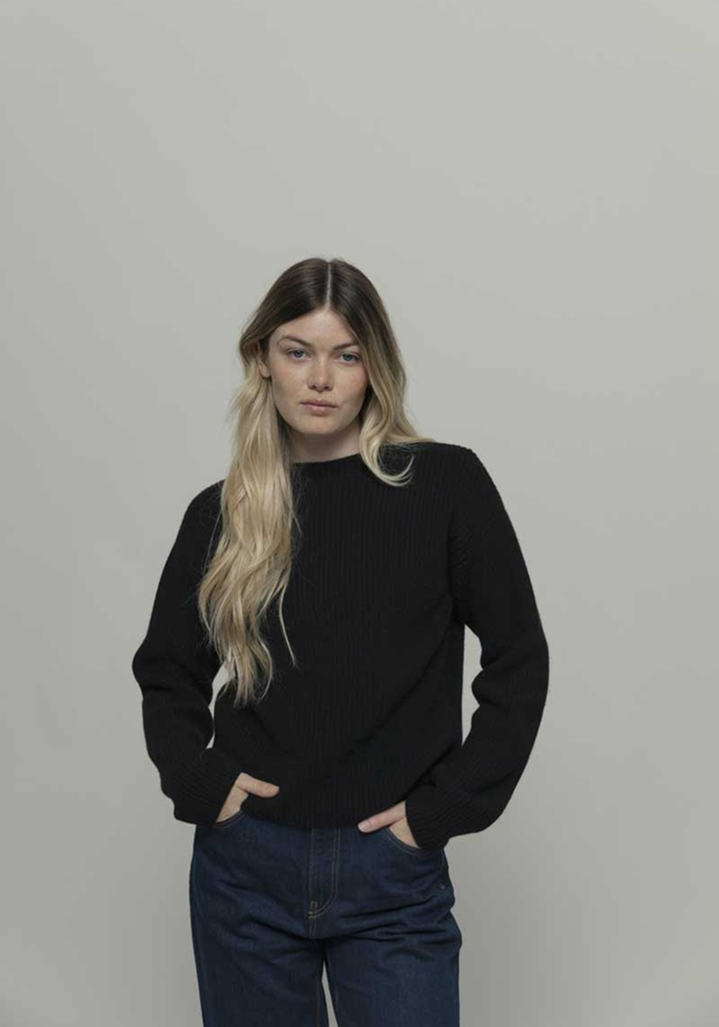 Rifo Kaschmirpullover Melissa Black Ardesia