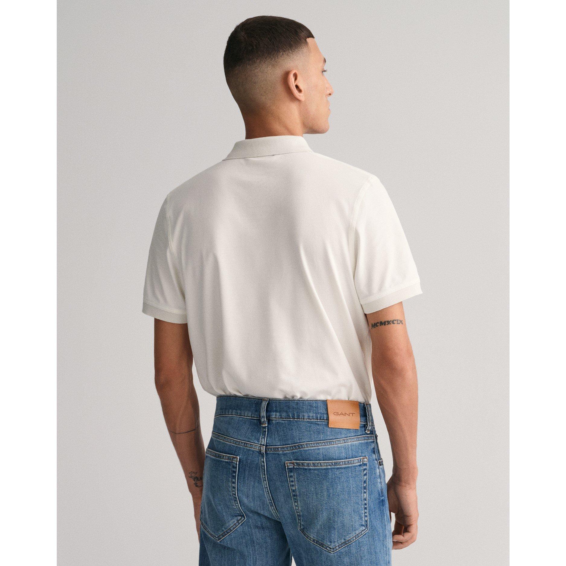 Gant Contrast Pique Polo Shirt