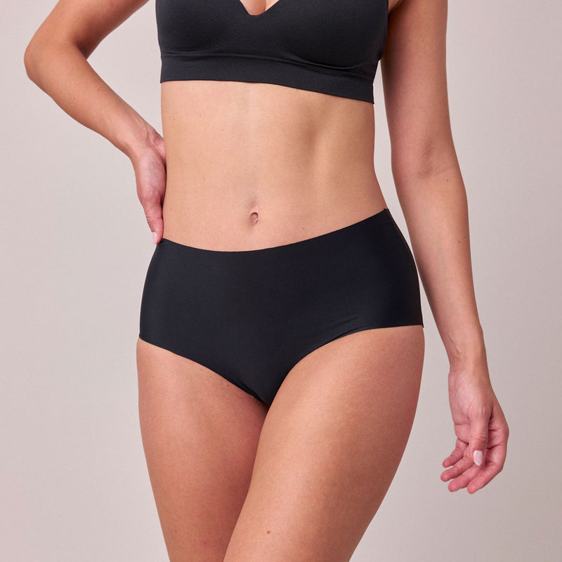 High Waist Hipster Panties Seamless Hellbeige