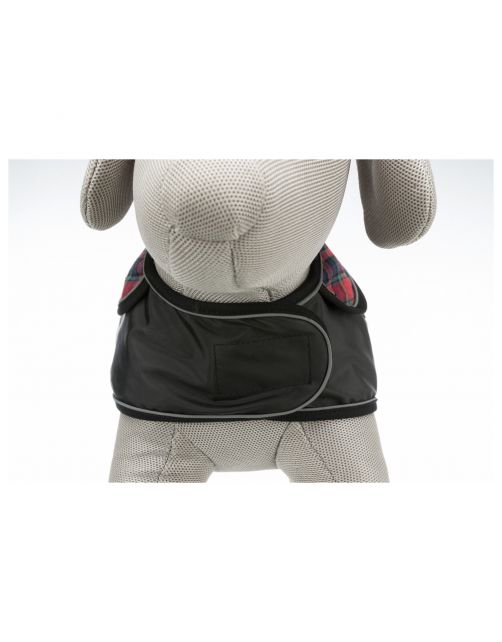Trixie Jas Hermy Zwart&Rood - Hondenkleding