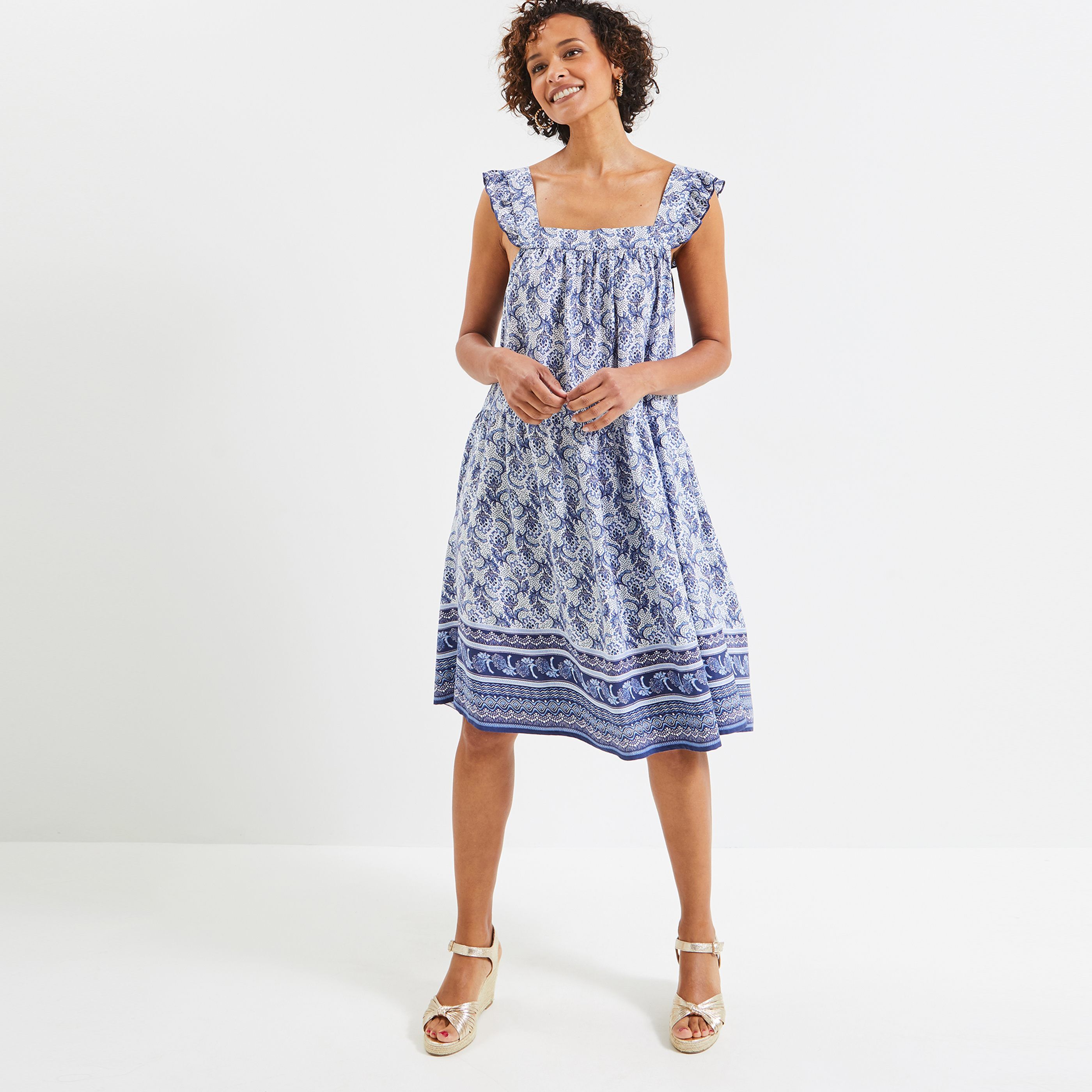 Robe imprimée femme - MARINE