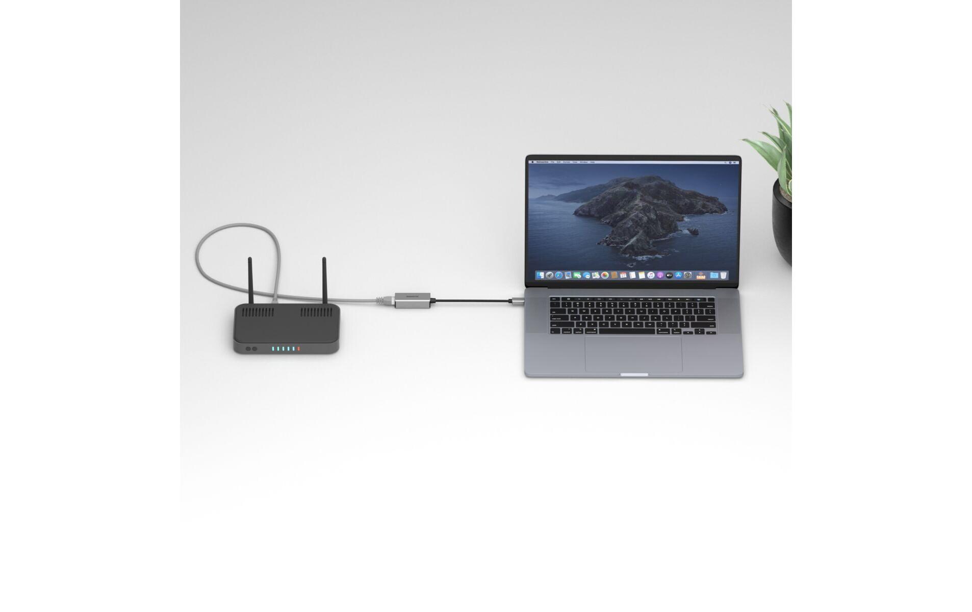 Adapter Connect USB-C > EthernetUSB-C auf Ethernet Adapter