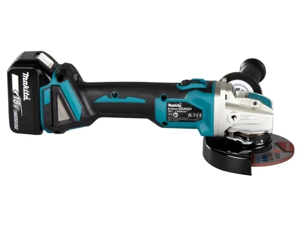 Makita DGA521ZX1 - Vinkelkværn - ledningfri - 125 mm - 18 V - SOLO