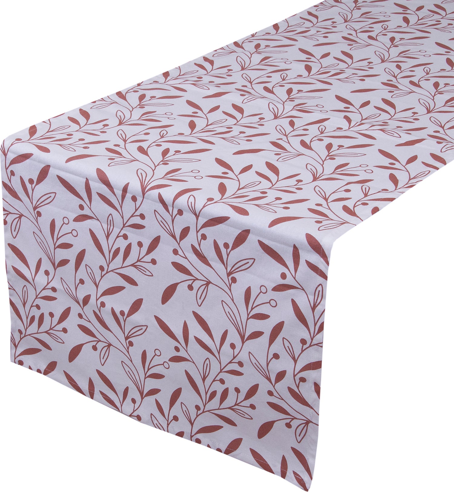Linen & More tafelloper Liberty bruin 50 x 140 cm