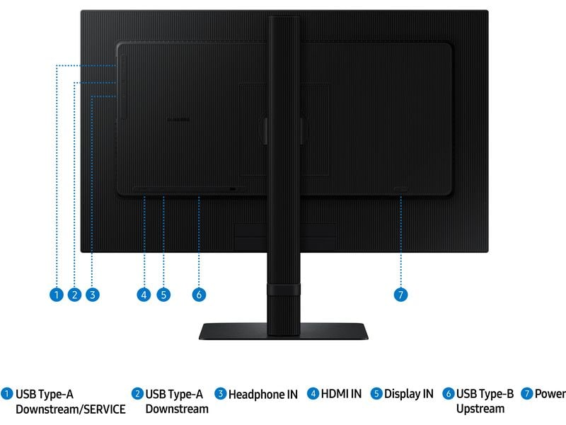 Samsung Monitor ViewFinity S6 LS32D600EAUXEN 32
