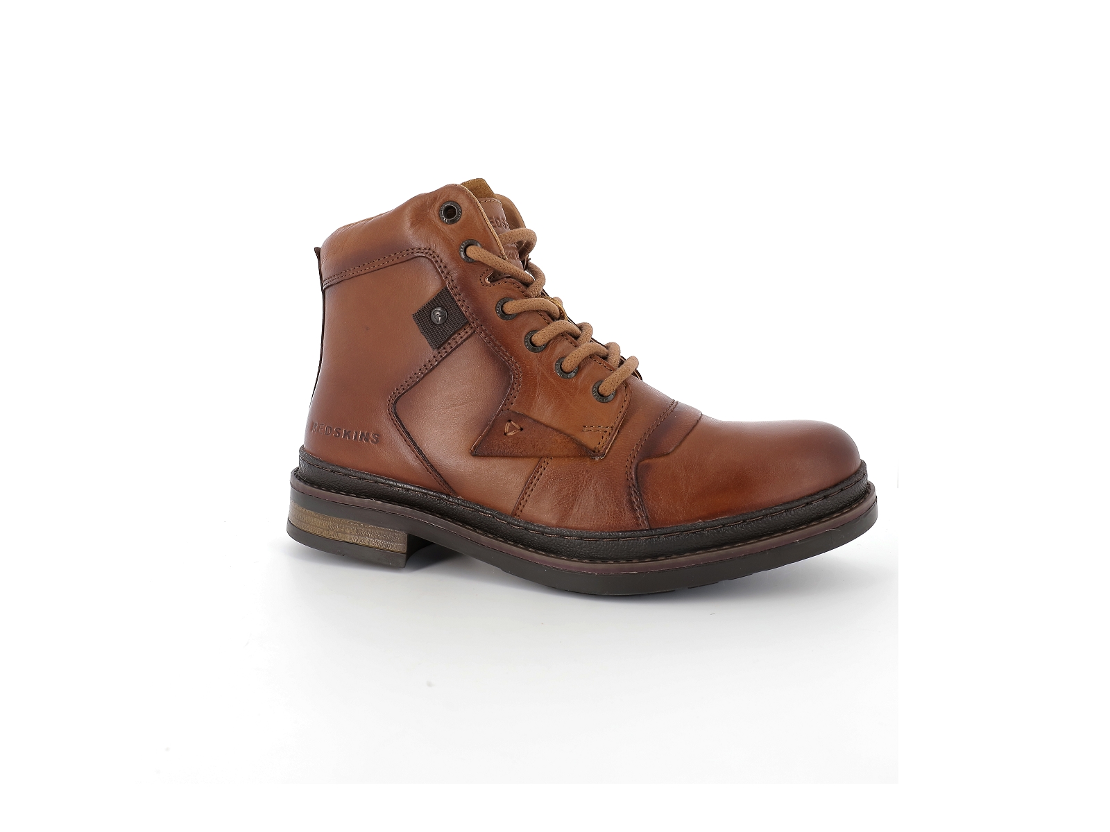 Redskins-TRIOMPHE Cuir Cognac