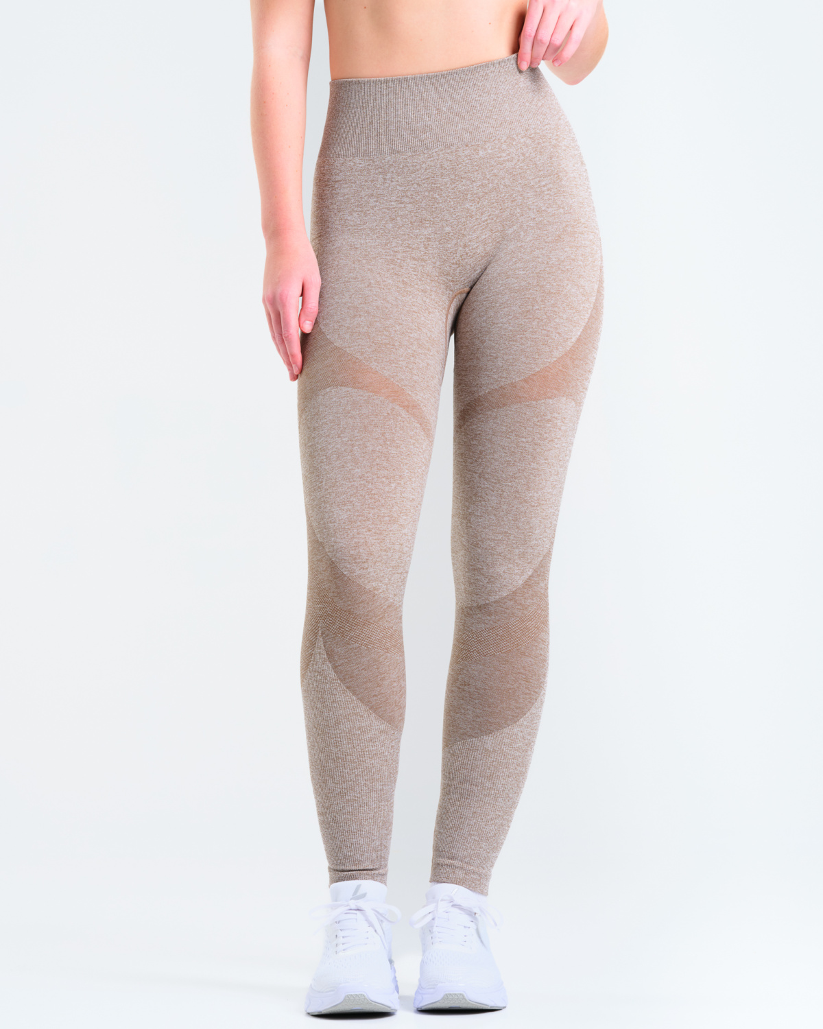 LEVITY Solar Seamless Tights Mole Brown Marl