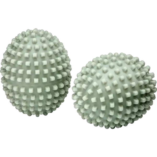 2er Set Trocknerbälle grün / weiß