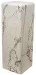 Pillar Pols Potten Marble Look White Large