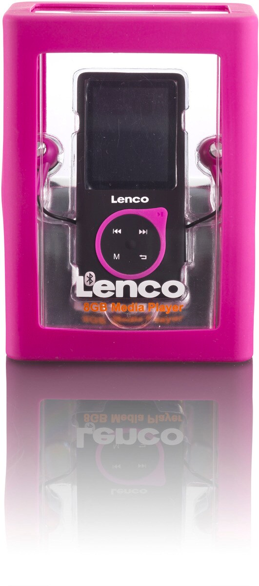 LENCO Xemio-768 MP3-/Videoplayer mit 8GB & BT, pink