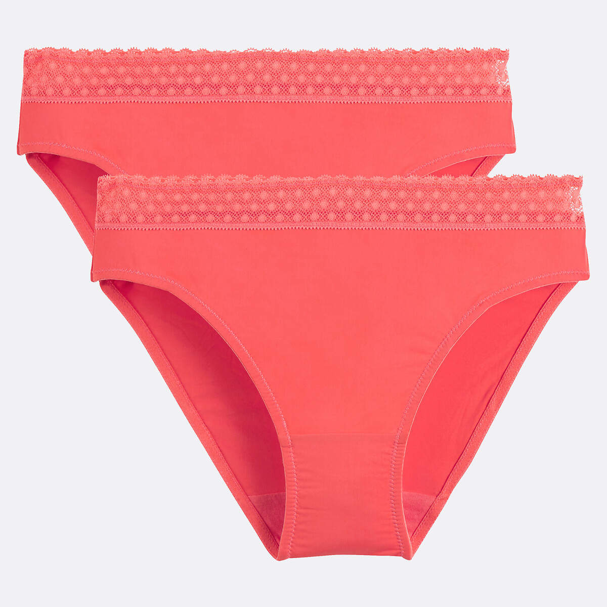 COLEÇÕES LA REDOUTE<br>Conjunto de 2 slips em microvezels