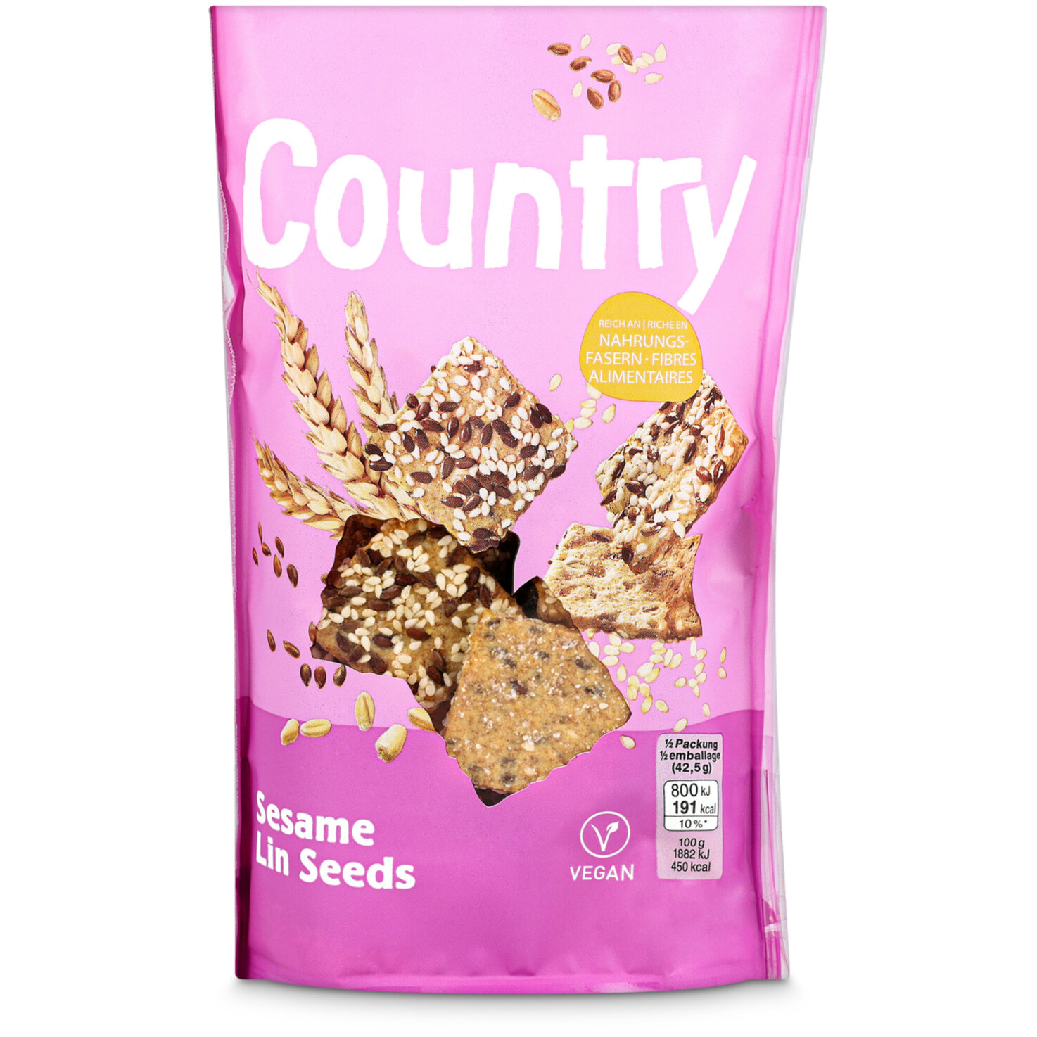 Country Cracker Sesam & Leinsamen