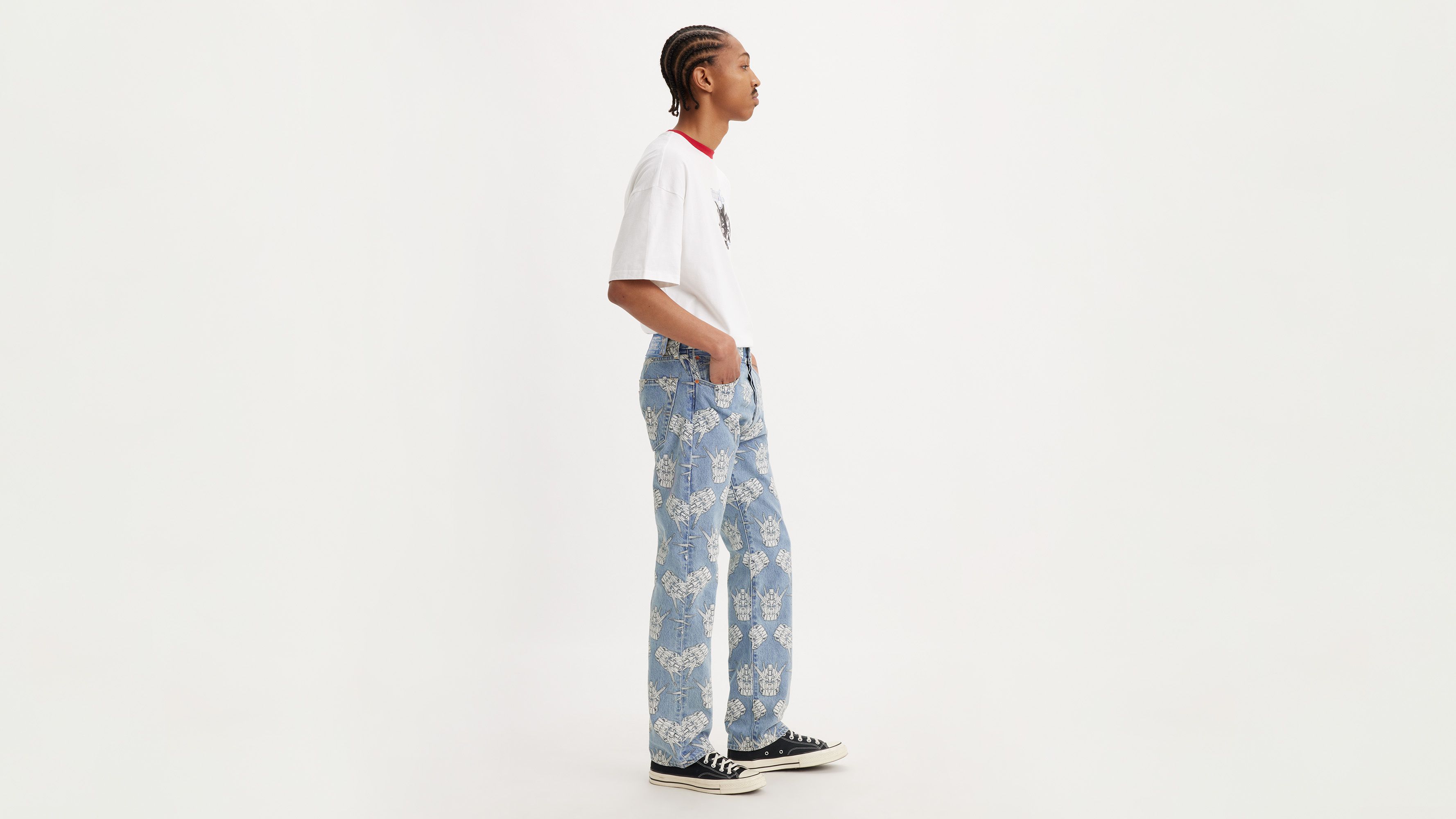 Jean 501® ’93 Straight Levi's® x Gundam SEED - Starfighter - Bleu