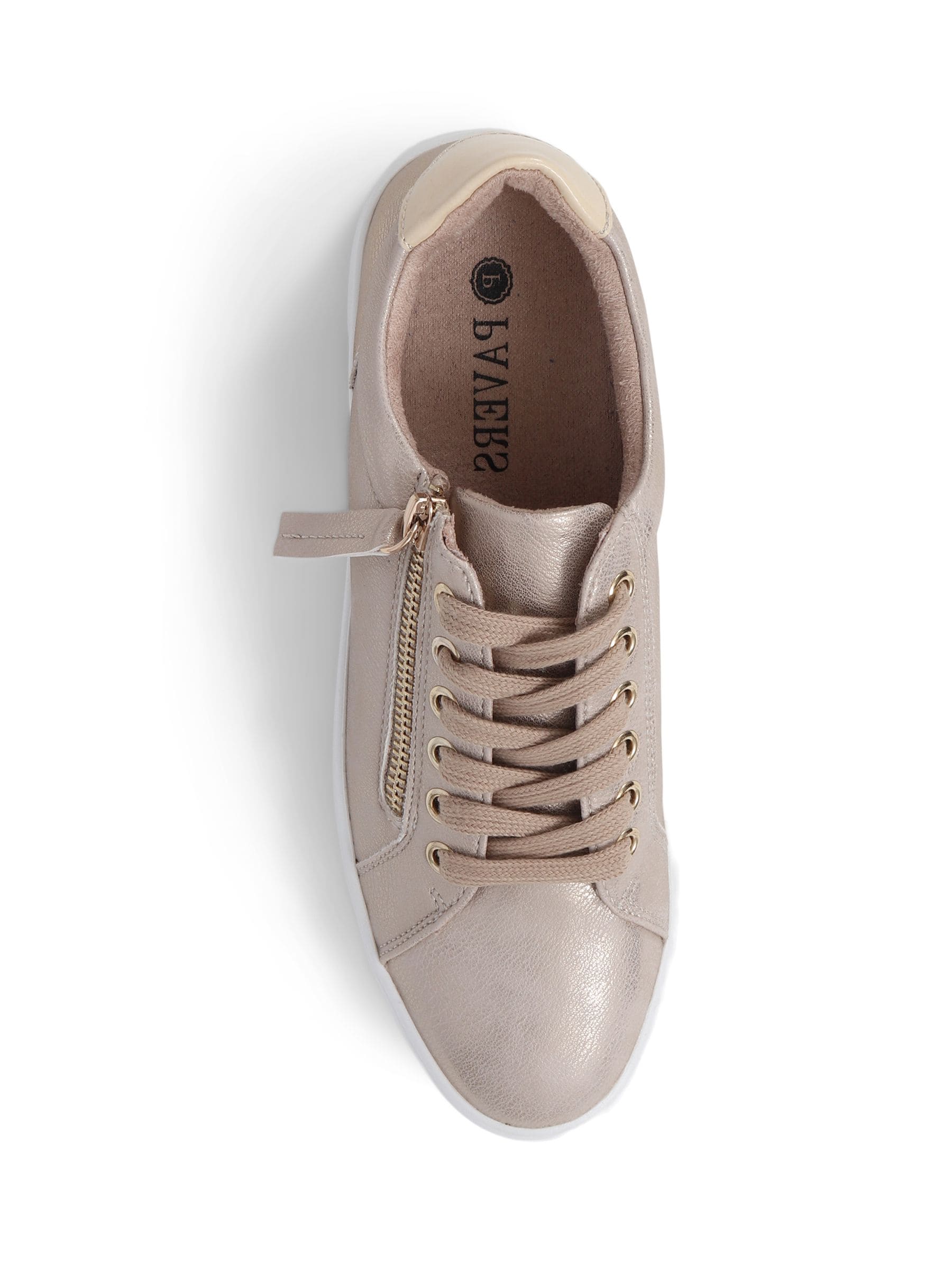 Goud - Pavers sneakers met plateauzool en dikke zool