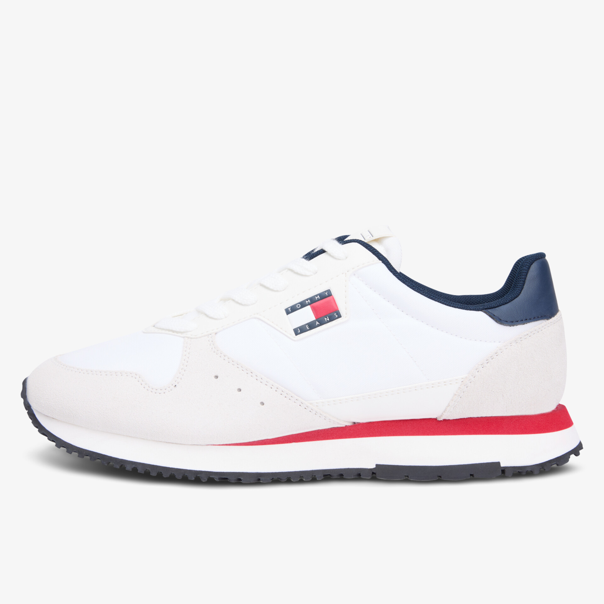 TOMMY JEANS Herren Sneaker Low weiß