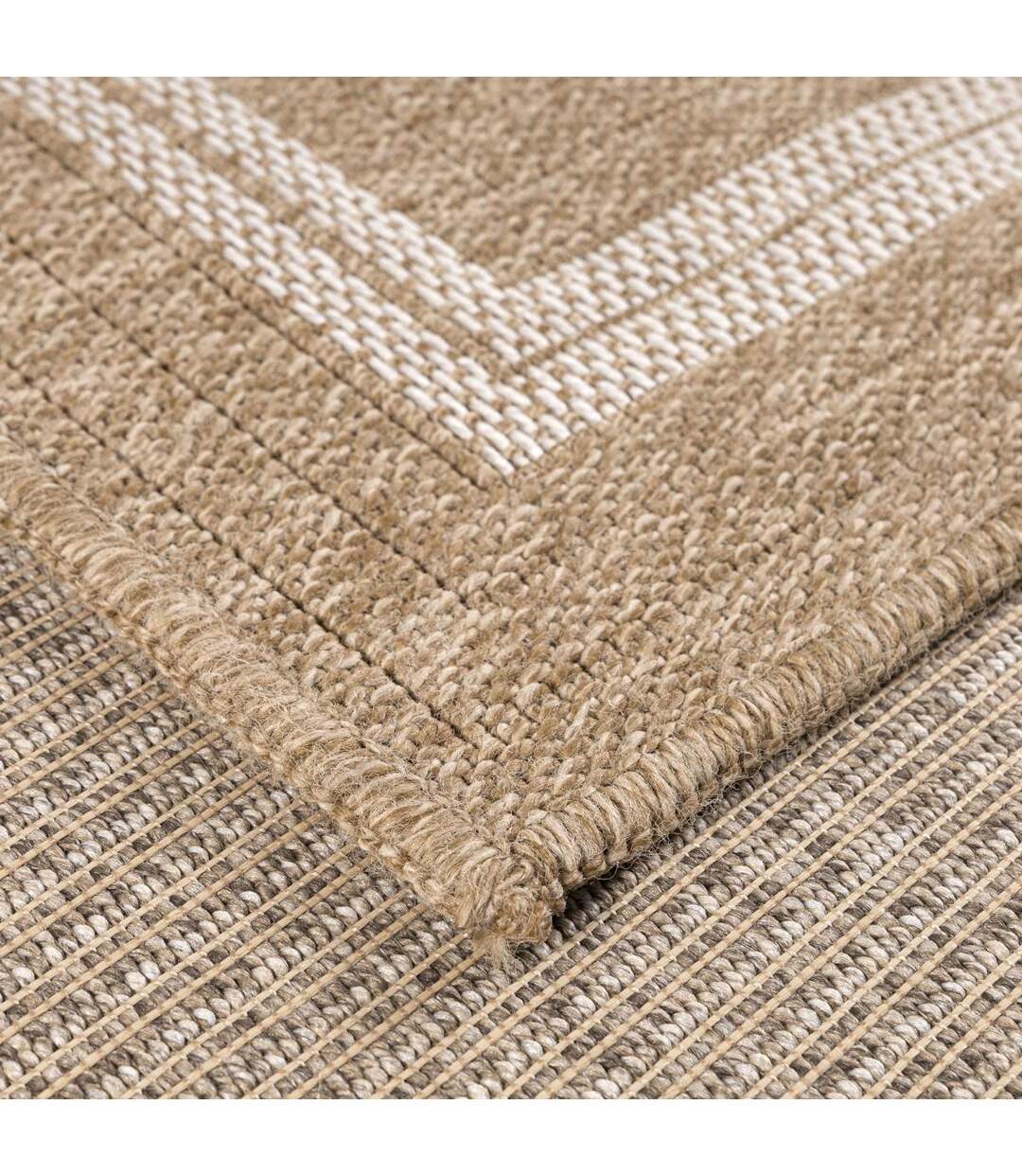 Tapis salon JUTE ART 5 en polypropylène doux et soyeux OEKO TEX