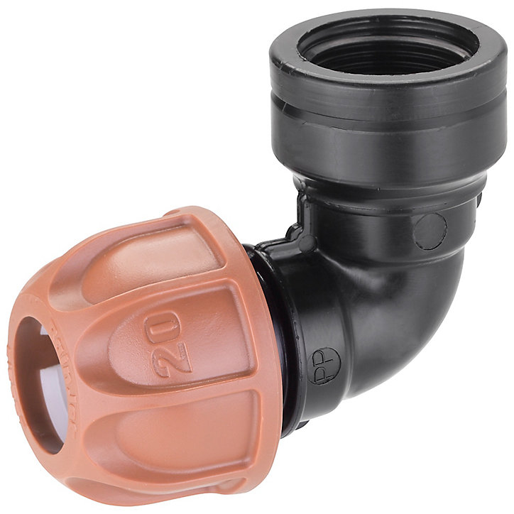 Coude ø20 mm fileté 3/4