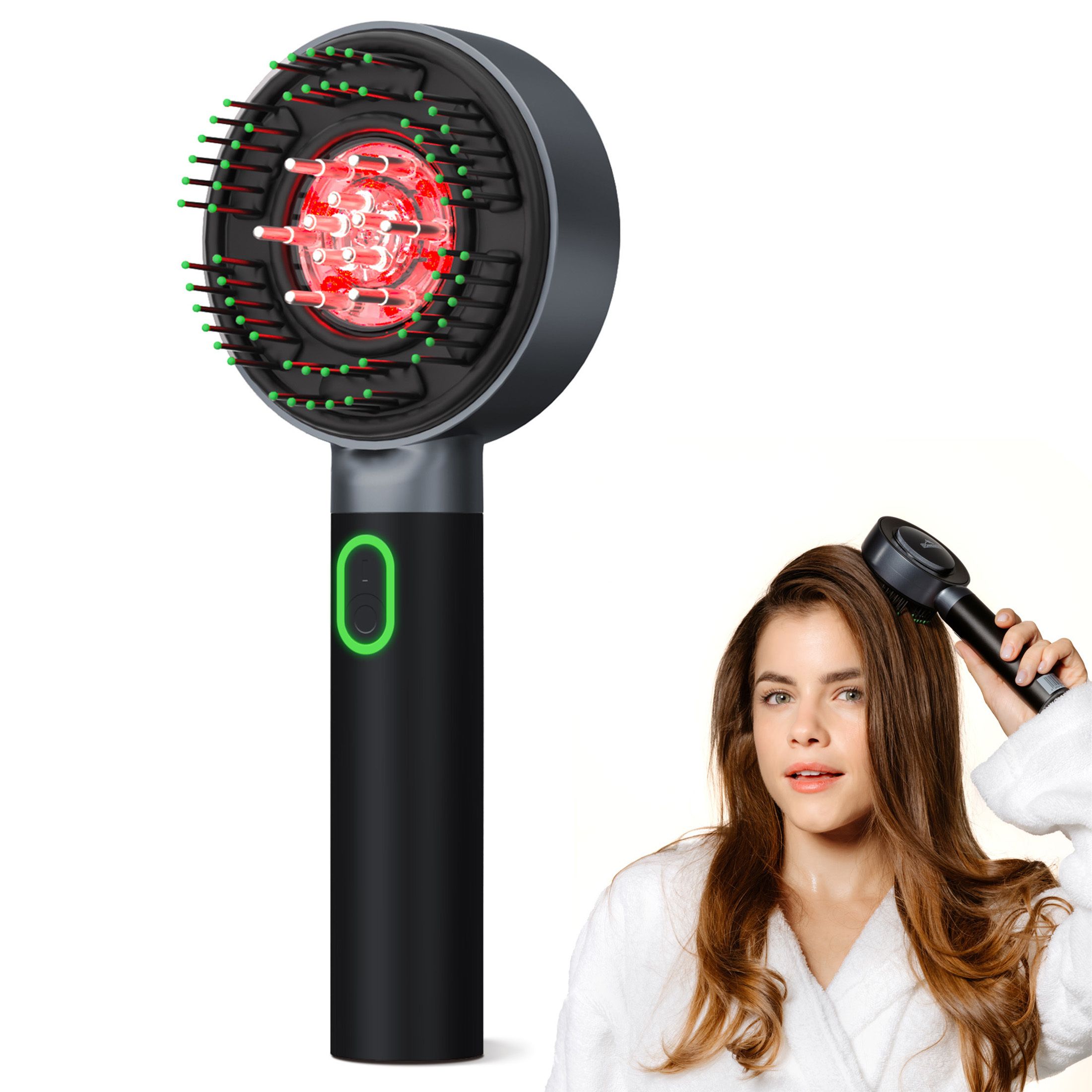 Kopfmassagegerät MIO mit Rotlicht und Ölanwendung