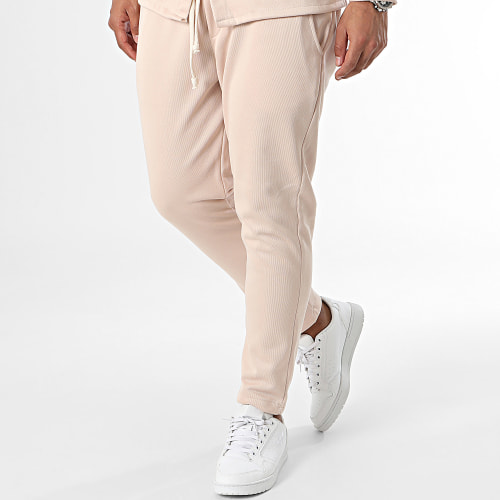 Ensemble Surchemise Et Pantalon Jogging Beige