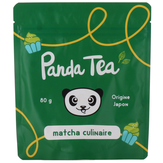 Panda Tea matcha culinaire - Boisson latte, dessert, pâtisserie