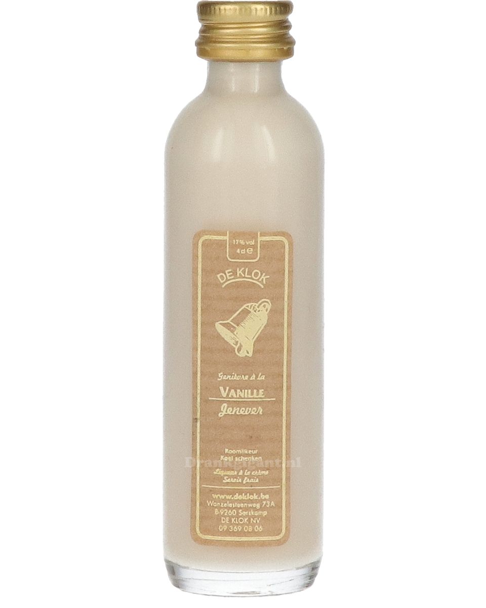 De Klok Vanille Jenever Mini 4 cl