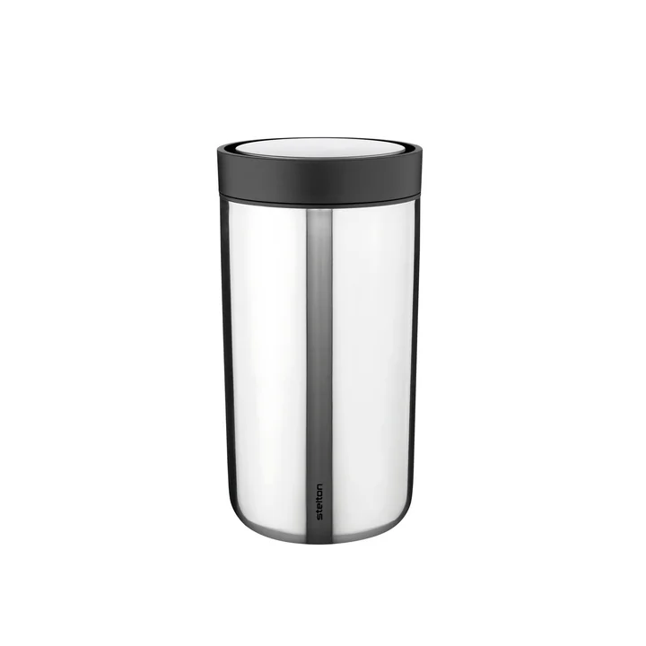 Stelton - To Go Click 0,2 l doppelwandig, Edelstahl