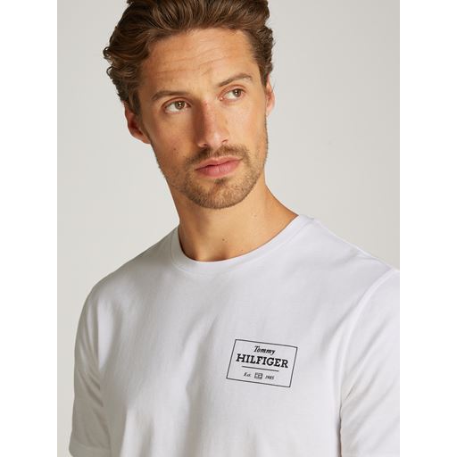 Tommy Hilfiger Monotype Printed Label T-shirt, White, XXL