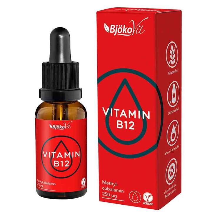 Vitamin B12 Vegan Tropfen Methylcobalamin, 30 ml