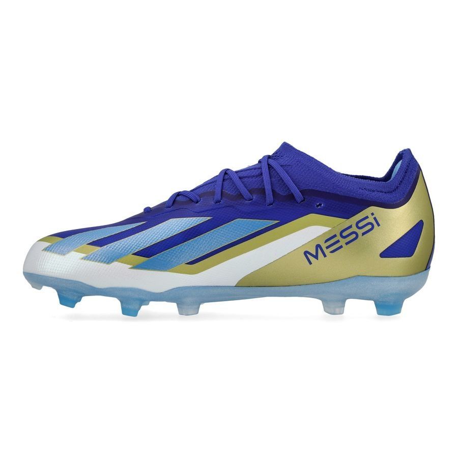 adidas X Crazyfast Messi Elite FG Spark Gen10s - Bleu/Blue Burst/Blanc Enfant