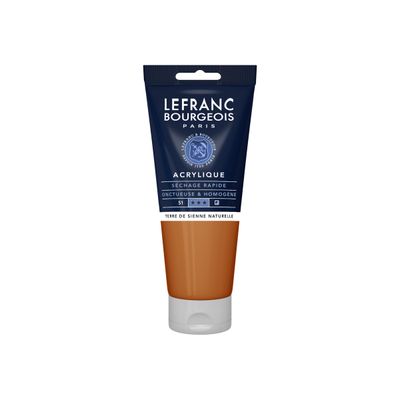Lefranc Bourgeois - Peinture acrylique - terre de Sienne naturelle - 200 ml