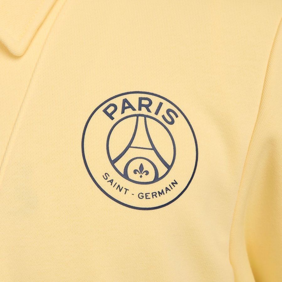 Paris Saint-Germain Maillot Dri-FIT Standard Issue Sport Essential GX Fermeture Éclair 1/4 - Jaune/Bleu Marine