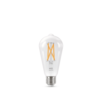 WiZ Connected LED edison E27 60W filament helder koel tot warmwit licht dimbaar