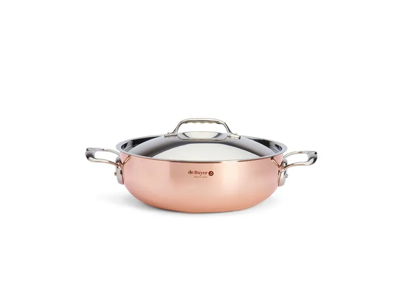 de Buyer Prima Matera, 5 L, Kobberfarve, Kobber, Rustfrit stål, Rustfrit stål, Rustfrit stål, 27,9 cm