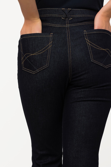 Bootcut-Jeans Marie, ausgestelltes Bein, recycelt