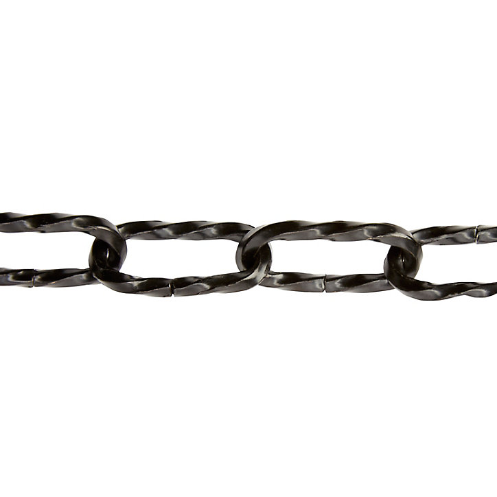Chaîne de lustre noire Diall ø3.5 mm x l. 150 cm