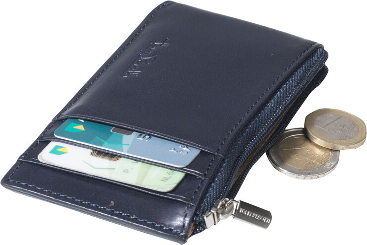 Tony Perotti Cardholder Wallet, with zipper Bl