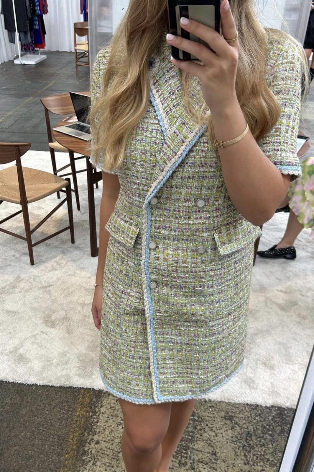 Y.A.S Yastweedsta Ss Waistcoat Dress