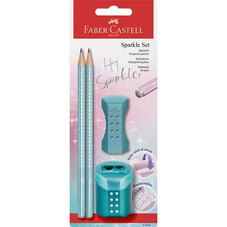 Faber-Castell Schreibset Sparkle Cosmic, 1 Set, 3-fach sortiert