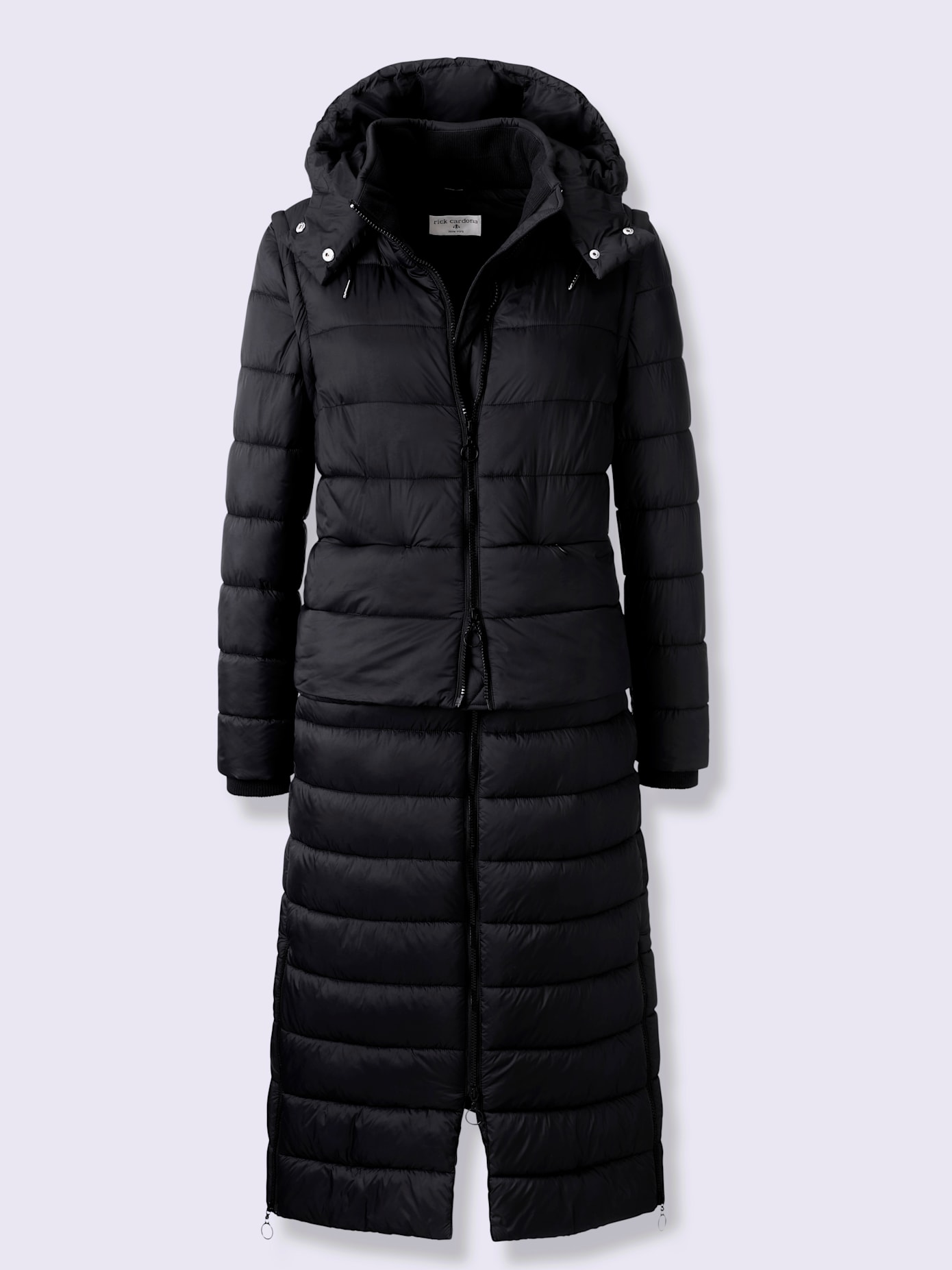 Manteau matelassé se porte de multiples façons