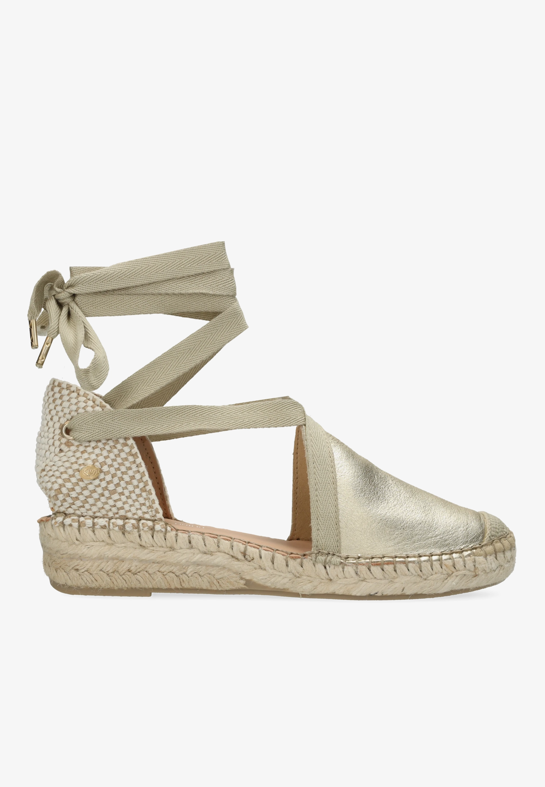 ROMI LUZ Espadrille metallic Light Gold