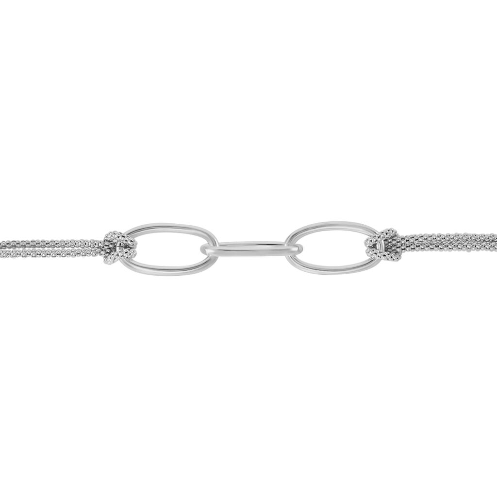 Bracelet Yutan Argent Blanc