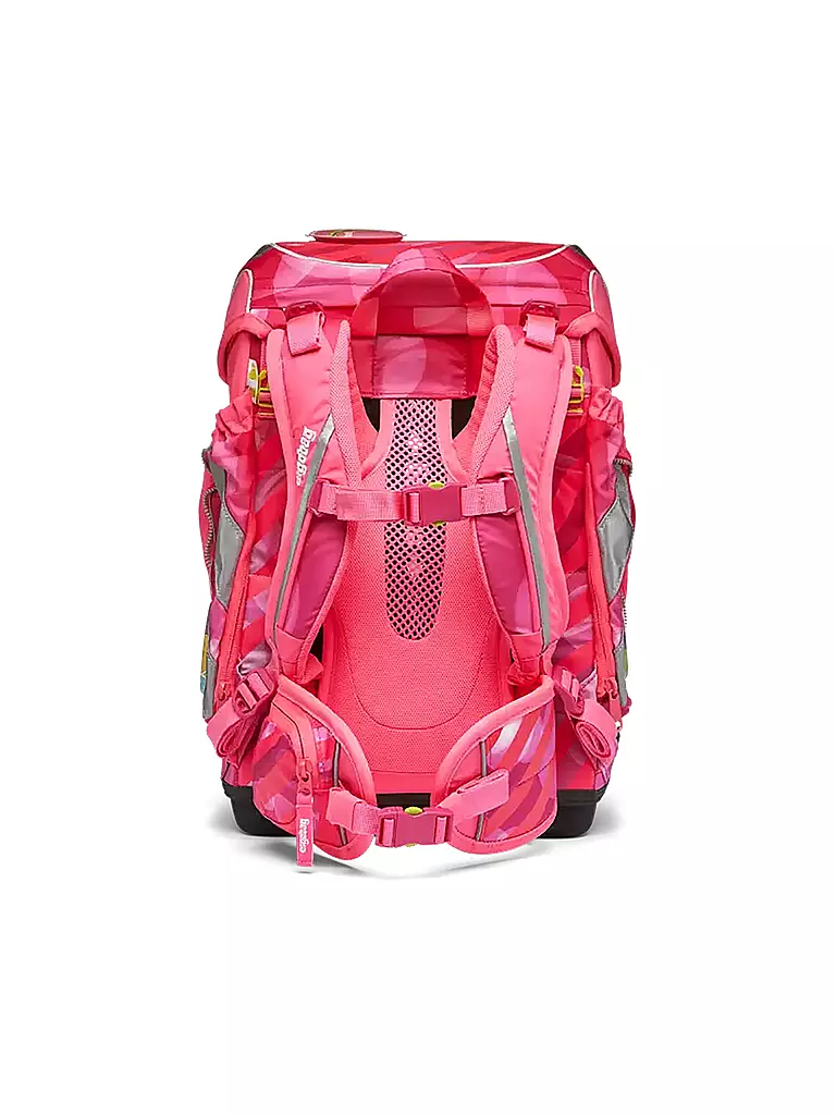 ERGOBAG Schulrucksack-Set 5tlg. Cubo Kunterbuntes Einhorn pink