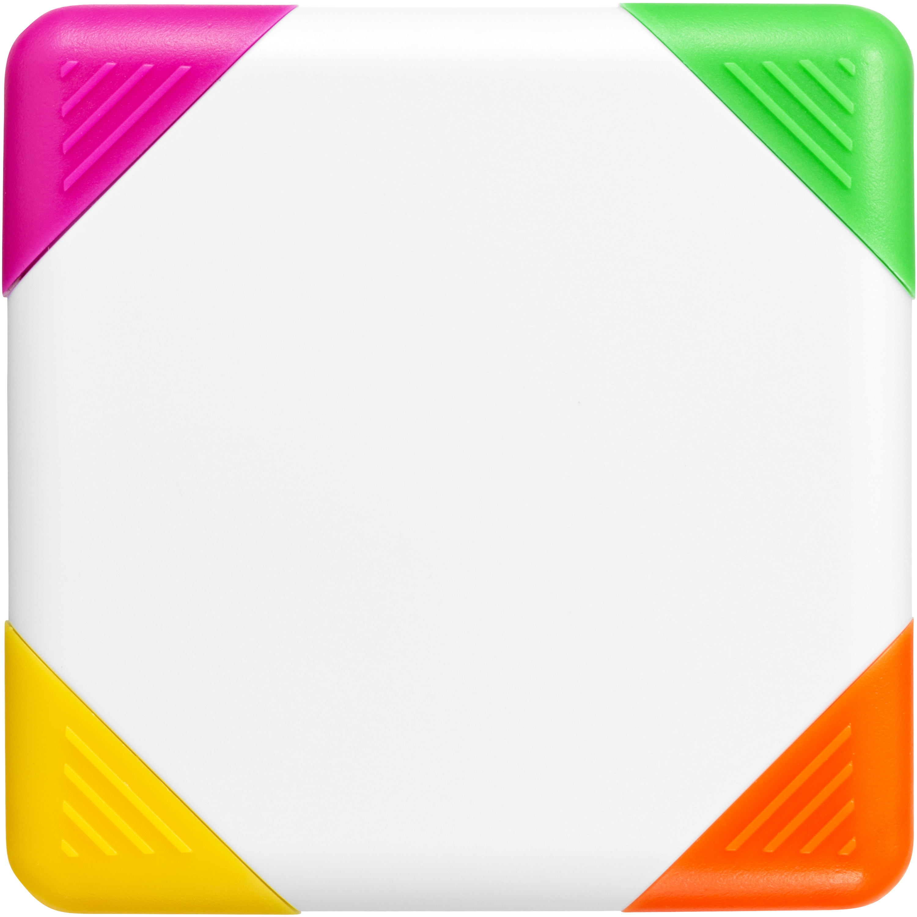 EgotierPro 106791 - Surligneur carré 4 couleurs Trafalgar