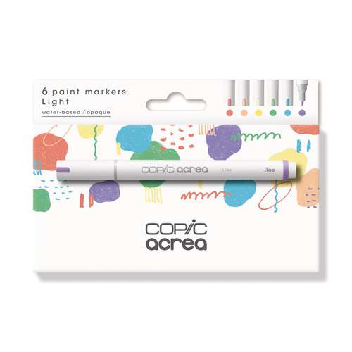COPIC® acrea Marker, 6er-Sets