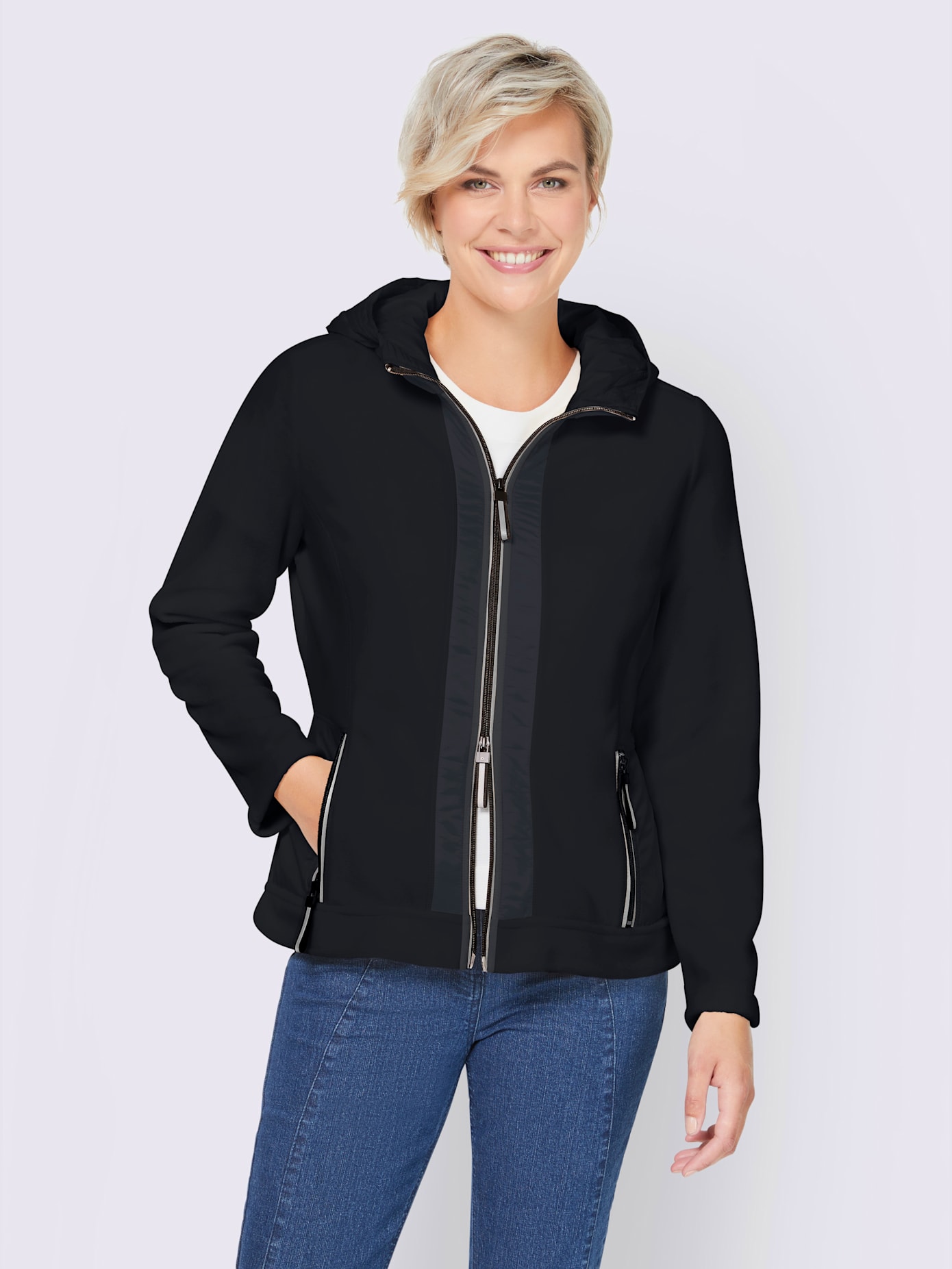 Veste polaire facile à assortir pour la mi-saison