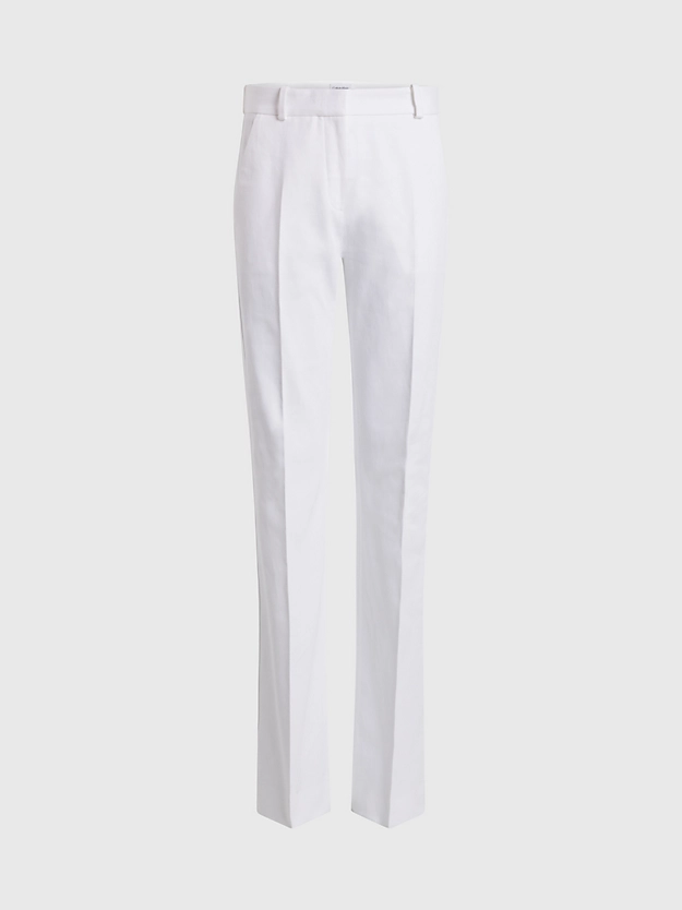 Calças bootcut de corte relaxado