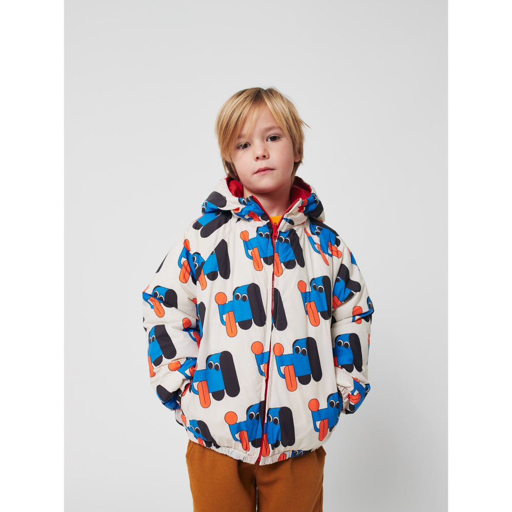 Køb Bobo Choses Offwhite Doggy Mate All Over Reversible Anorak