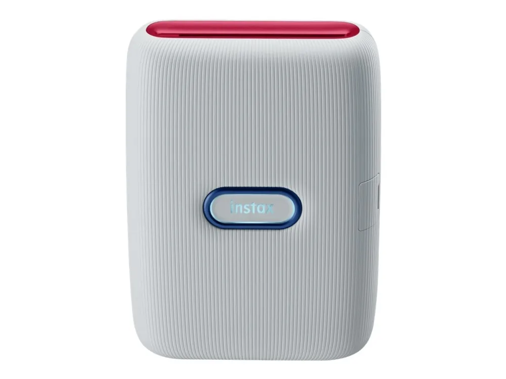 Fujifilm instax mini Link - Special Edition - printer - farve - LED - 86 x 54 mm op til 5 udskrifter/min (farve) - kapacitet: 10 fotos - Bluetooth 4.2 LE - askehvid med røde og blå accenter - med Pikachu Silicone Case (gul)